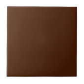 Solid Chocolate Brown Keramik Tile Fliese (Vorderseite)