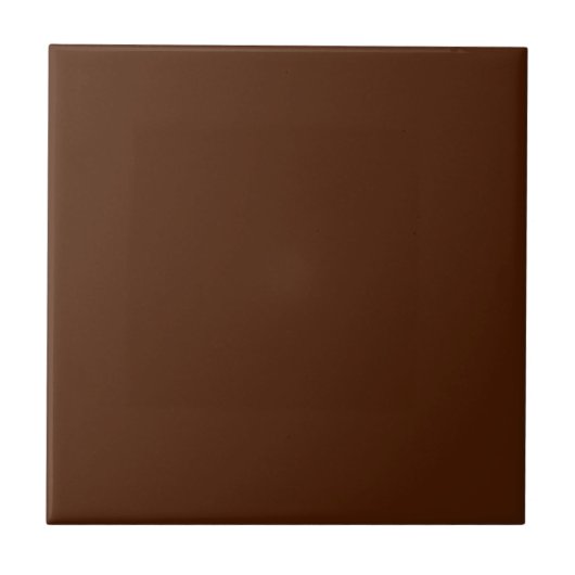 Solid Chocolate Brown Keramik Tile Fliese (Vorderseite)