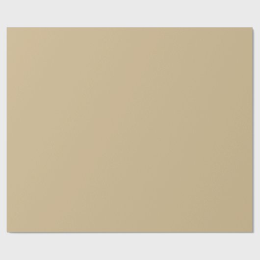 Solid Christmas Gold Geschenkpapier (Flach)