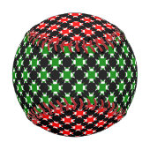 Solid Circle Cross von Kenneth Yoncich Baseball (Rückseite)