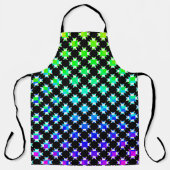 Solid Circle Cross von Kenneth Yoncich Schürze (Vorderseite)