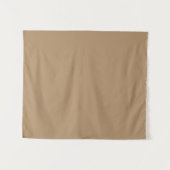 Solid Classic Soft Tan Wandteppich (Vorderseite (Horizontal))