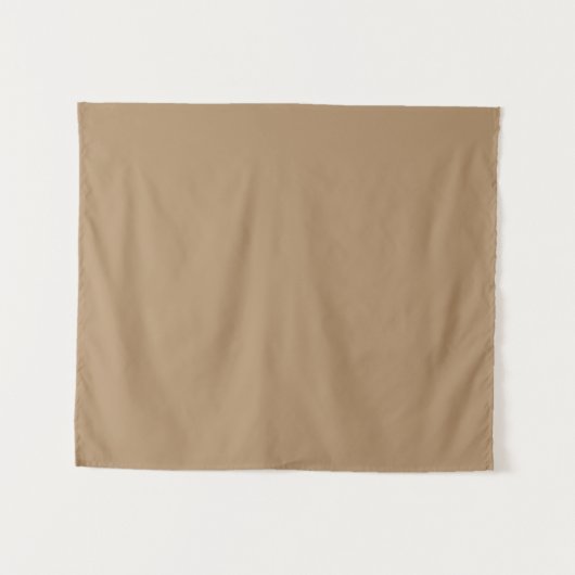 Solid Classic Soft Tan Wandteppich (Vorderseite (Horizontal))