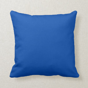 Solid Cobalt Blue Design Kissen