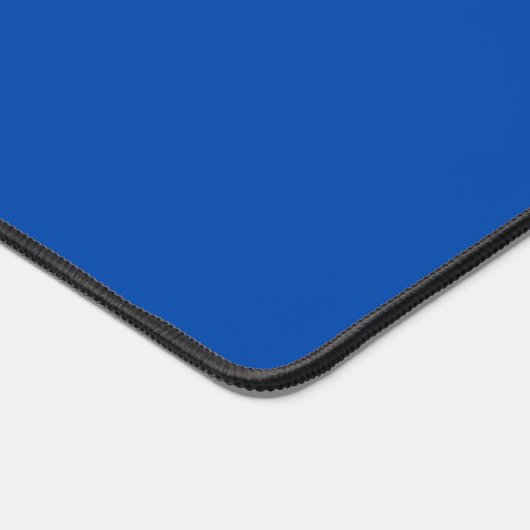 Solid Cobalt Blue Design Schreibtischunterlage (Ecke)