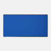 Solid Cobalt Blue Design Schreibtischunterlage (Vorderseite)