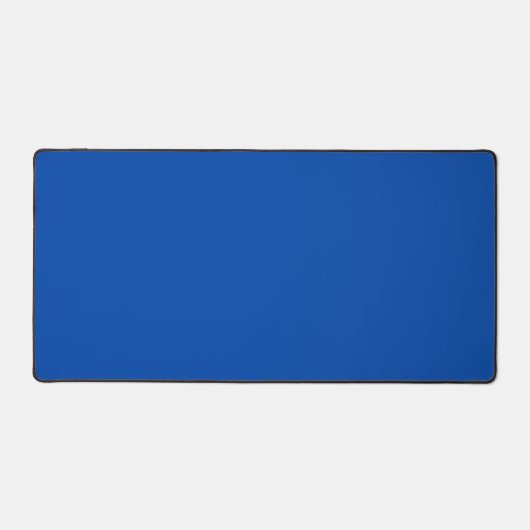Solid Cobalt Blue Design Schreibtischunterlage (Vorderseite)
