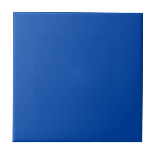 Solid Cobalt Blue Fliese (Vorderseite)