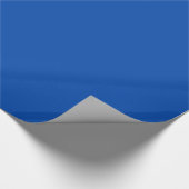Solid Cobalt Blue Geschenkpapier (Ecke)
