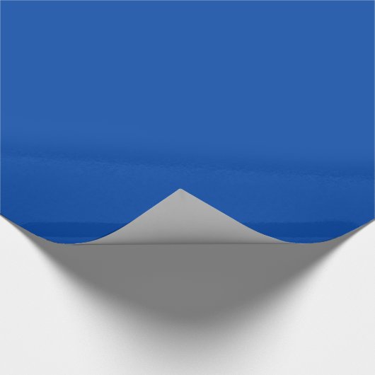 Solid Cobalt Blue Geschenkpapier (Ecke)