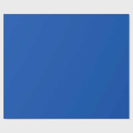 Solid Cobalt Blue Geschenkpapier (Flach)
