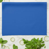 Solid Cobalt Blue Kitchtuch Geschirrtuch (Gefaltet)