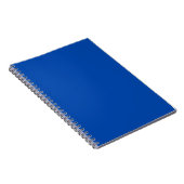 Solid Cobalt Blue Notizblock (Rechte Seite)