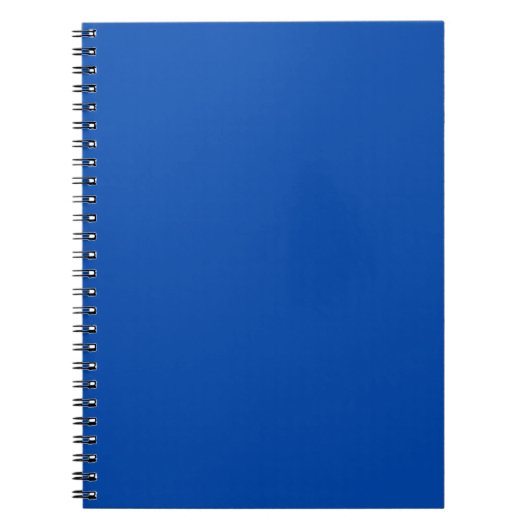 Solid Cobalt Blue Notizblock (Vorderseite)