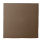 Solid cocoa brown fliese (Vorderseite)