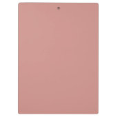 Solid Cognac Farbe Minimalistisch Schlicht Klemmbrett (Rückseite)