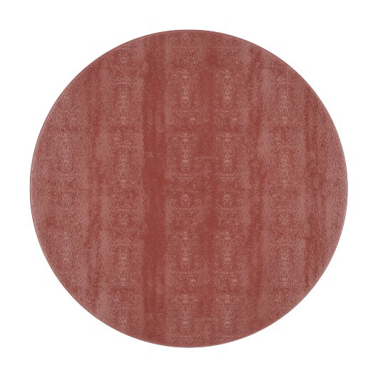 Solid Cognac Farbe Minimalistisch Schlicht Schneidebrett (Vorderseite)