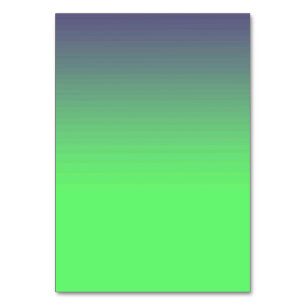 Solid Color American Tischnummer Card