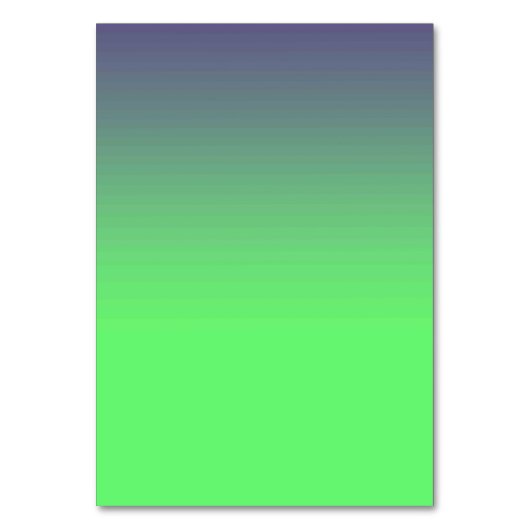 Solid Color American Tischnummer Card (Vorderseite)