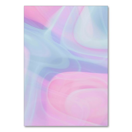 Solid Color American Tischnummer Card (Vorderseite)