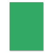 Solid Color American Tischnummer Card (Rückseite)