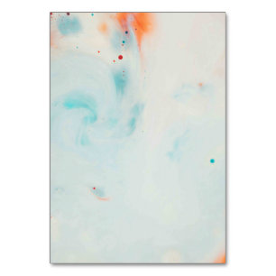 Solid Color American Tischnummer Card