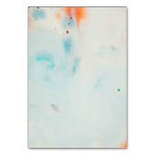 Solid Color American Tischnummer Card (Rückseite)