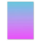 Solid Color American Tischnummer Card (Rückseite)
