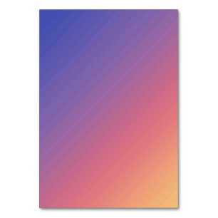 Solid Color American Tischnummer Card