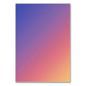 Solid Color American Tischnummer Card (Rückseite)