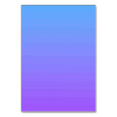 Solid Color American Tischnummer Card (Rückseite)