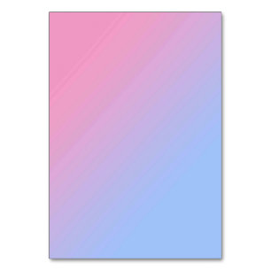 Solid Color American Tischnummer Card