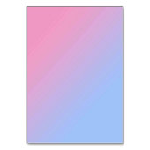 Solid Color American Tischnummer Card (Rückseite)