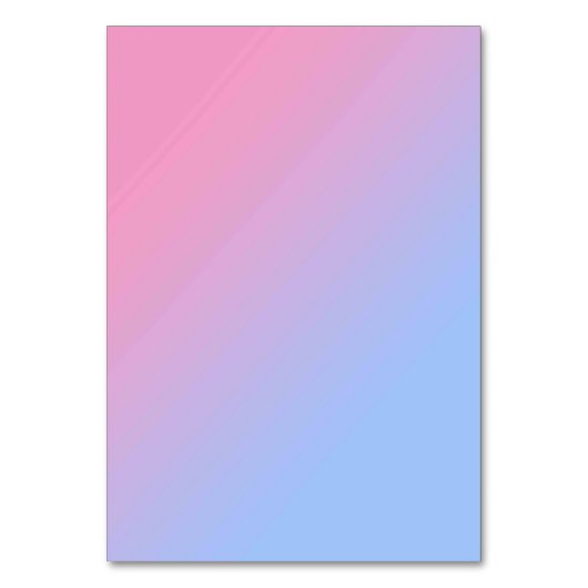 Solid Color American Tischnummer Card (Vorderseite)