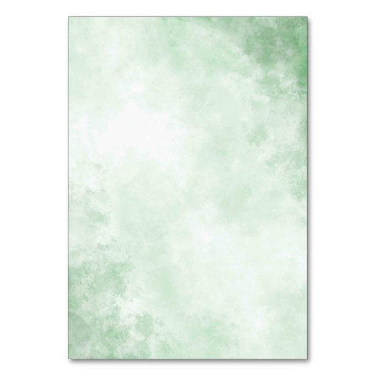 Solid Color American Tischnummer Card (Vorderseite)
