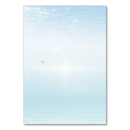 Solid Color American Tischnummer Card (Vorderseite)