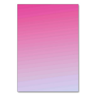 Solid Color American Tischnummer Card