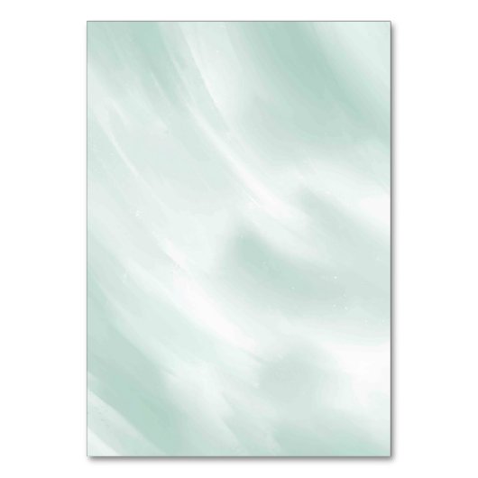 Solid Color American Tischnummer Card (Vorderseite)