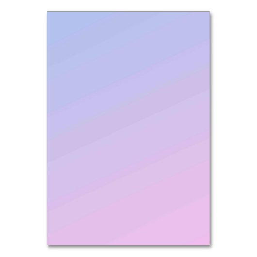 Solid Color American Tischnummer Card (Vorderseite)