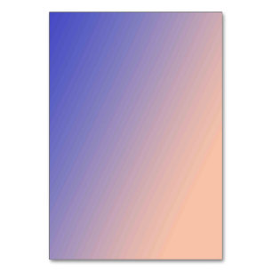 Solid Color American Tischnummer Card