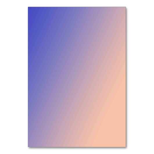 Solid Color American Tischnummer Card (Vorderseite)