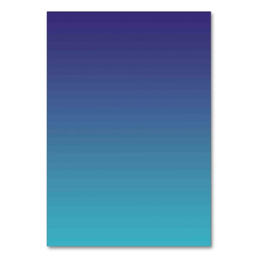 Solid Color American Tischnummer Card (Vorderseite)