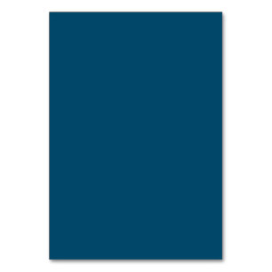 Solid Color American Tischnummer Card