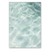 Solid Color American Tischnummer Card (Rückseite)