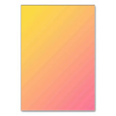 Solid Color American Tischnummer Card (Rückseite)