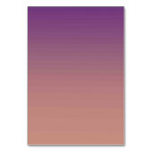 Solid Color American Tischnummer Card (Rückseite)