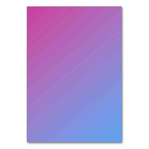 Solid Color American Tischnummer Card
