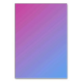 Solid Color American Tischnummer Card (Rückseite)