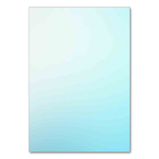 Solid Color American Tischnummer Card (Vorderseite)