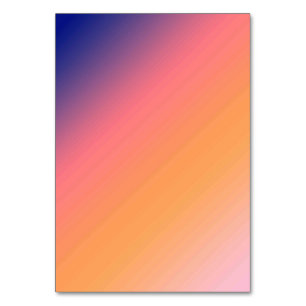 Solid Color American Tischnummer Card